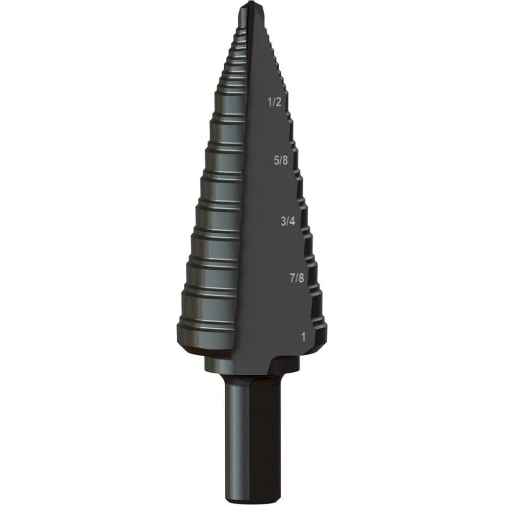 GREENLEE Greenlee GSB08 Step Drill Bit 3/16 to 1 Inch 10 Sizes