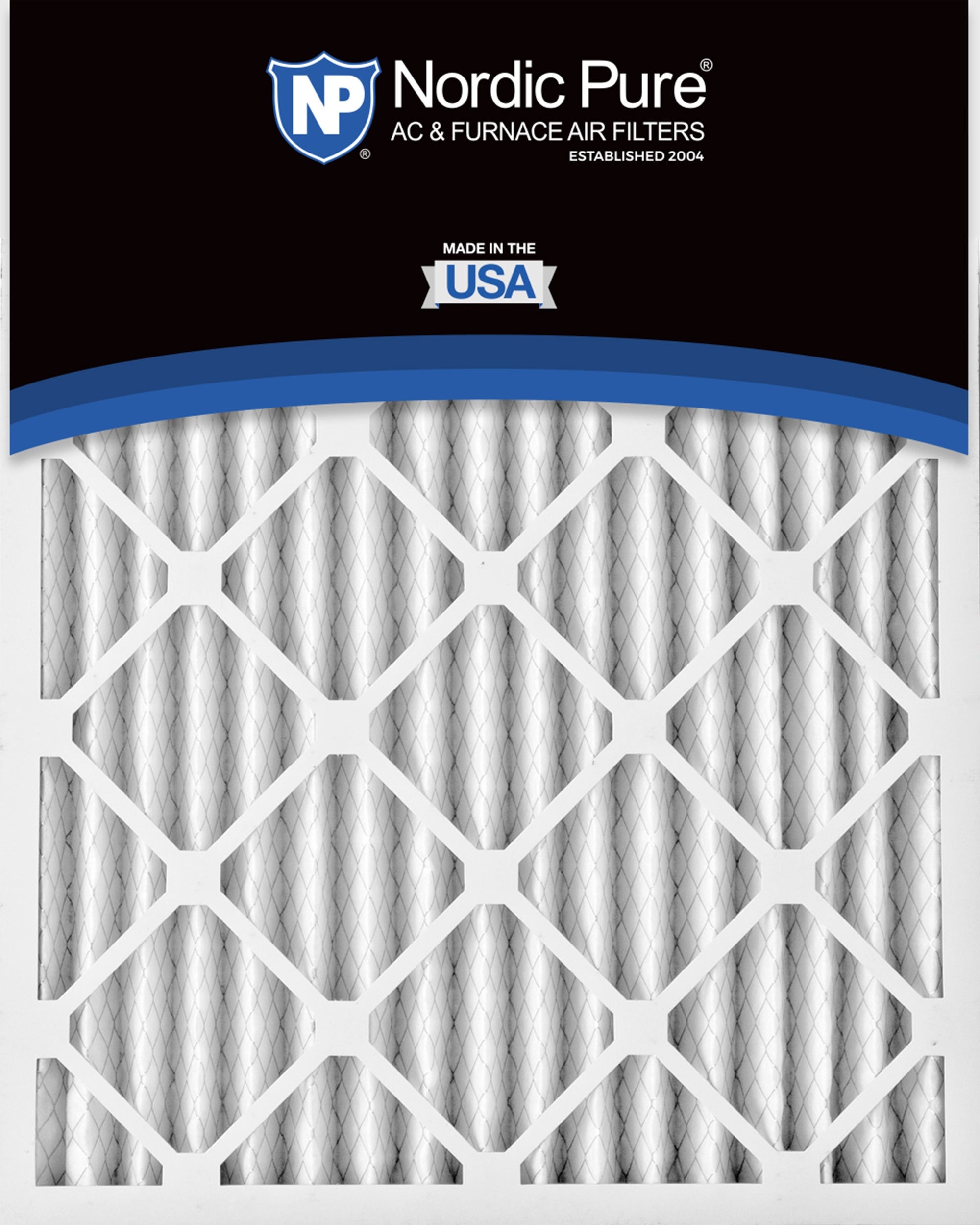 NORDIC PURE Nordic Pure 20x24x2M13-12 Merv 13 Air Filter 12 Pack