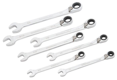 Greenlee 0354-01 Combination Ratcheting Wrench Set 7 Piece