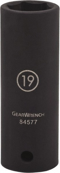 GEARWRENCH Gearwrench 84577N Impact Socket 1/2 in Drive 19mm 6-pt