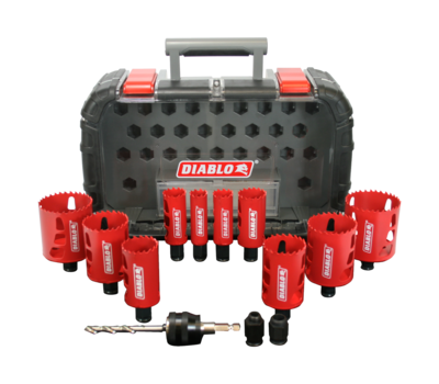 DIABLO Diablo DHS14SGP Bi-Metal Hole Saw Set (14-Piece)