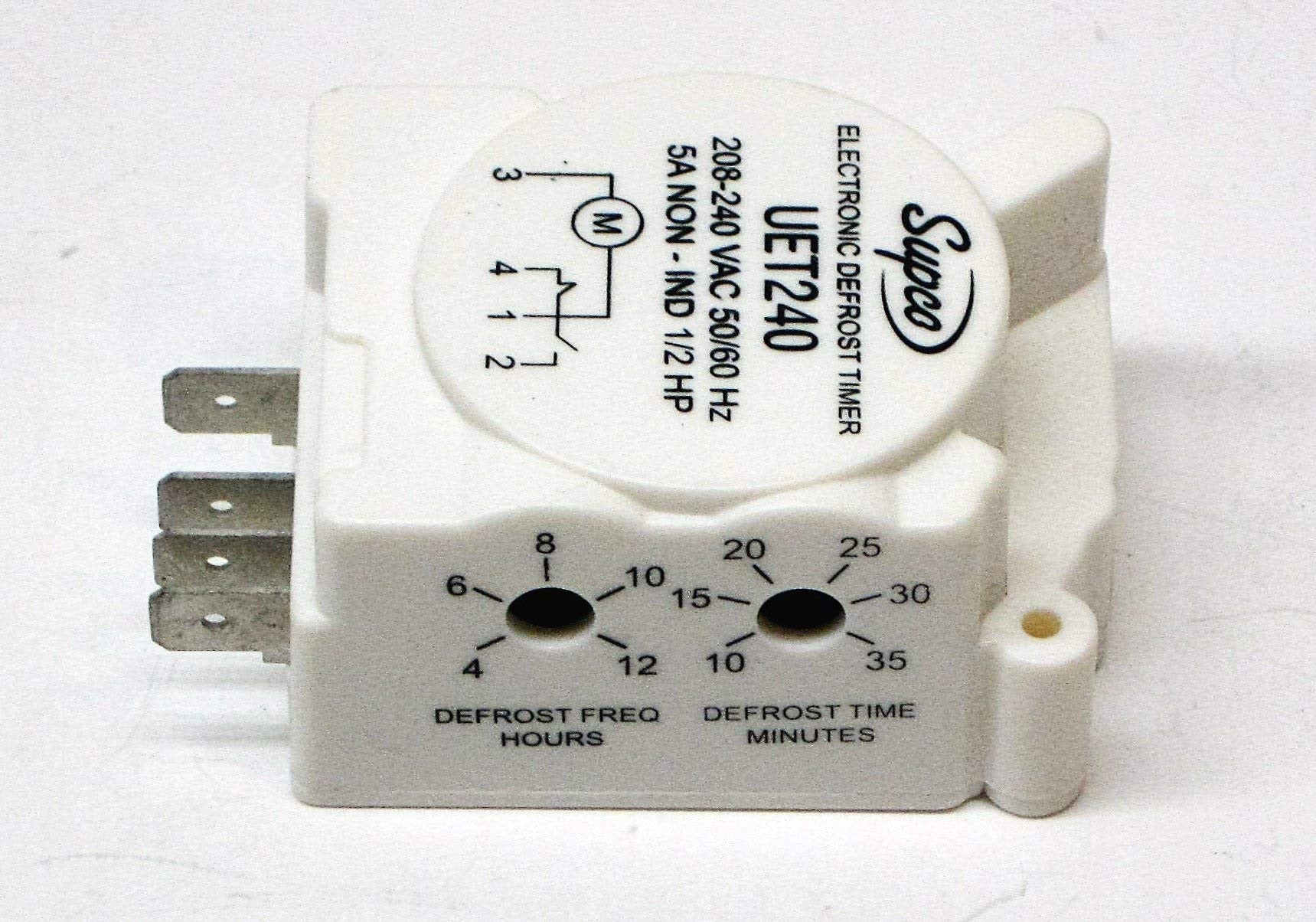 HEATINGVARIOUSMFG-GENERIC Supco UET240 Universal Adjustable Electronic Defrost Timer