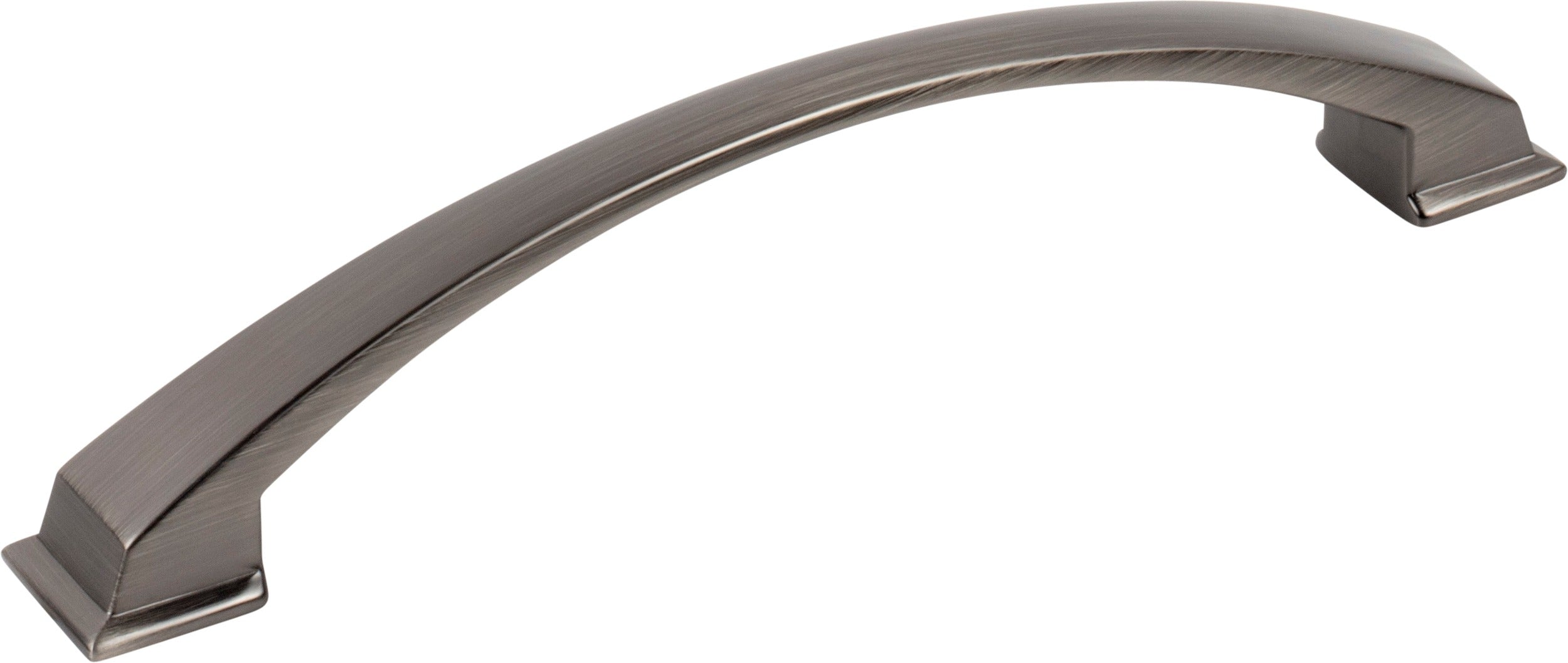 JEFFREY ALEXANDER Jeffrey Alexander 944-160BNBDL Arched Cabinet Pull Brushed Pewter