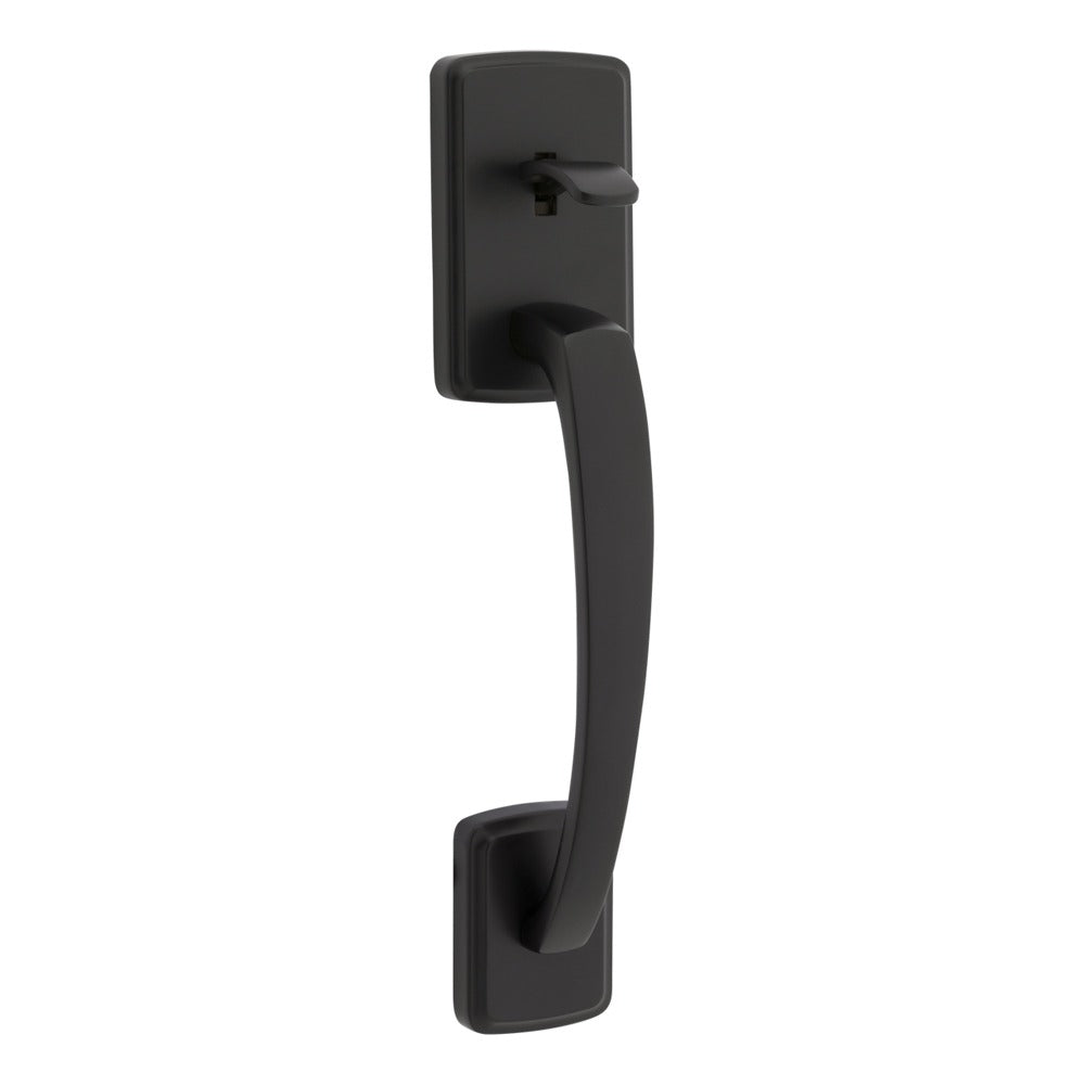 KWIKSET Kwikset 814BFH-514 Brentford Door Handle Matte Black