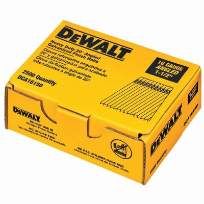 BOSTITCH Dewalt DCA16150 16-gauge Finish Nails 1.5 in 2500 Count