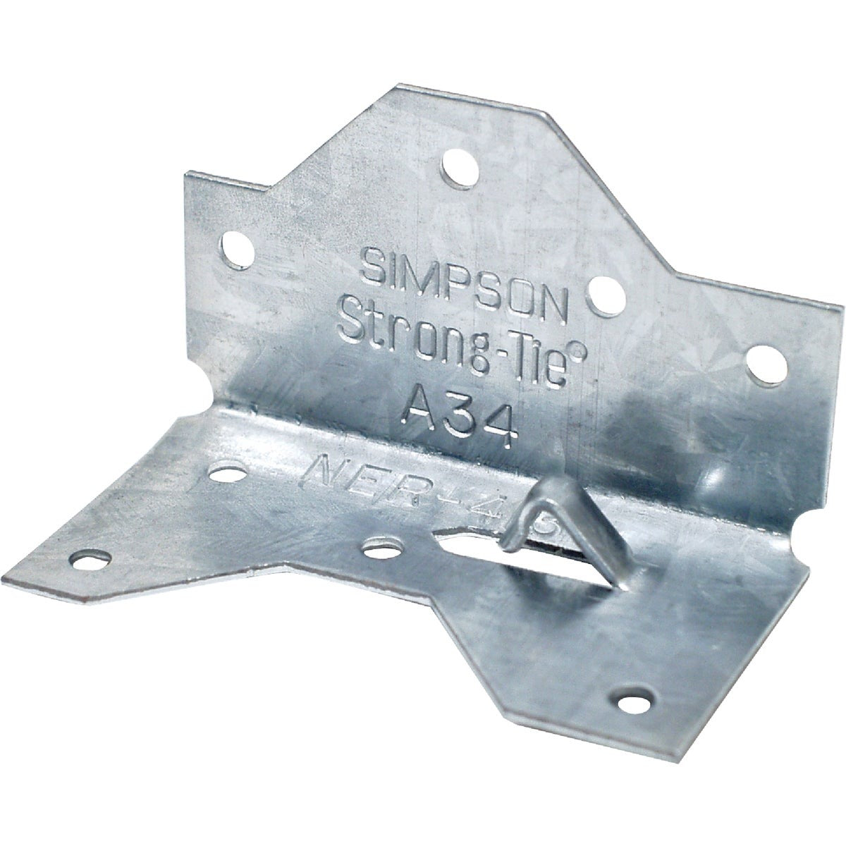 SIMPSON STRONG-TIE Simpson Strong-tie A34 Framing Angle 18-gauge Galvanized