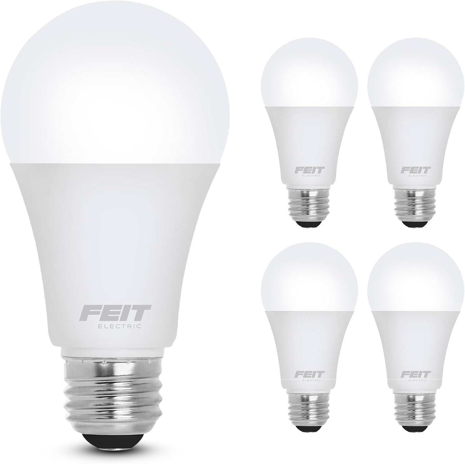 FEIT ELECTRIC Feit Electric OM60DM/930CA/4 A19 LED Light Bulb 8.8W 4-Pack 60W Replacement