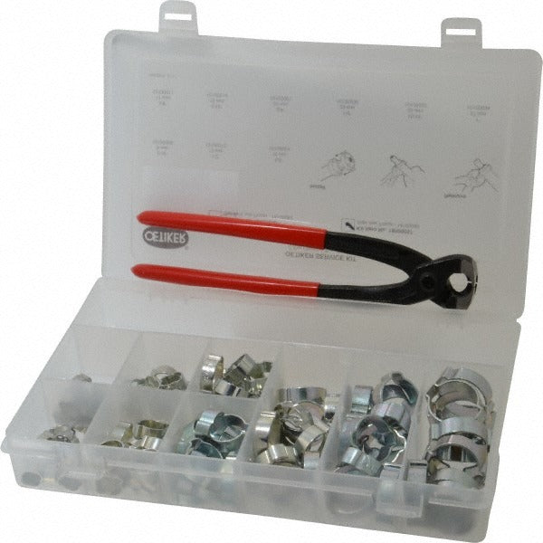 OETIKER Oetiker 18500057 2-ear Service Clamp Kit 124 Piece