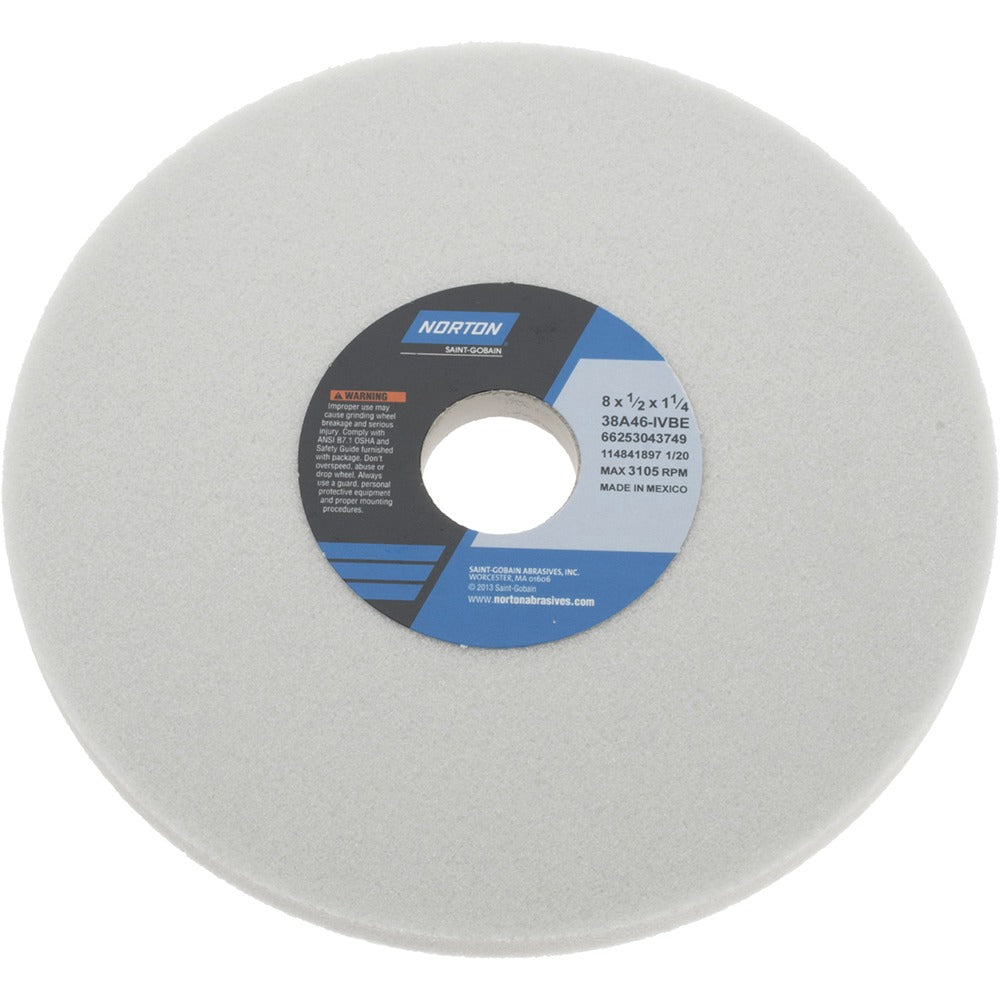 NORTON Norton 66253043749 Surface Grinding Wheel 8in 46 Grit