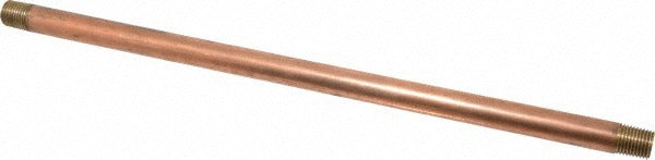 MERIT BRASS Merit Brass 2004-1200BSPT Brass Pipe Nipple 1/4 in Bspt