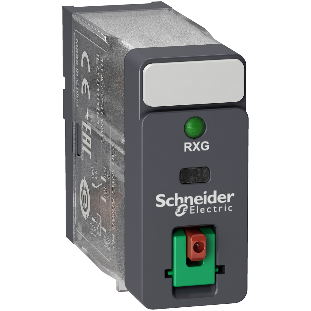 Schneider Electric RXG12F7 SQD RXG12F7 interface plug in relay 120V AC