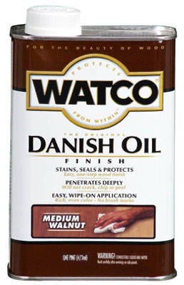 RUST-OLEUM Rust-oleum A65941 Danish Oil Finish Medium Walnut Qt