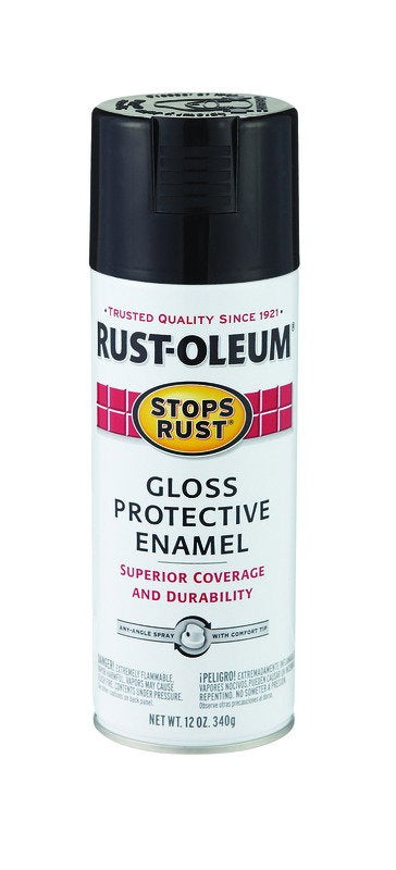 RUST-OLEUM Rust-Oleum 7779-830 Stops Rust Protective Enamel Gloss 12 oz 7779-830