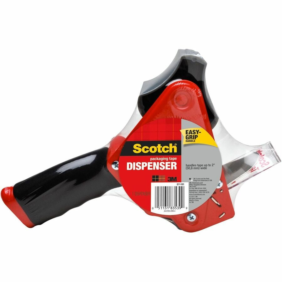 3M 3M MMMST181 Scotch Heavy-Duty Packaging Tape Dispenser Foam Handle (3 in Core, 2 in Width) ST-181