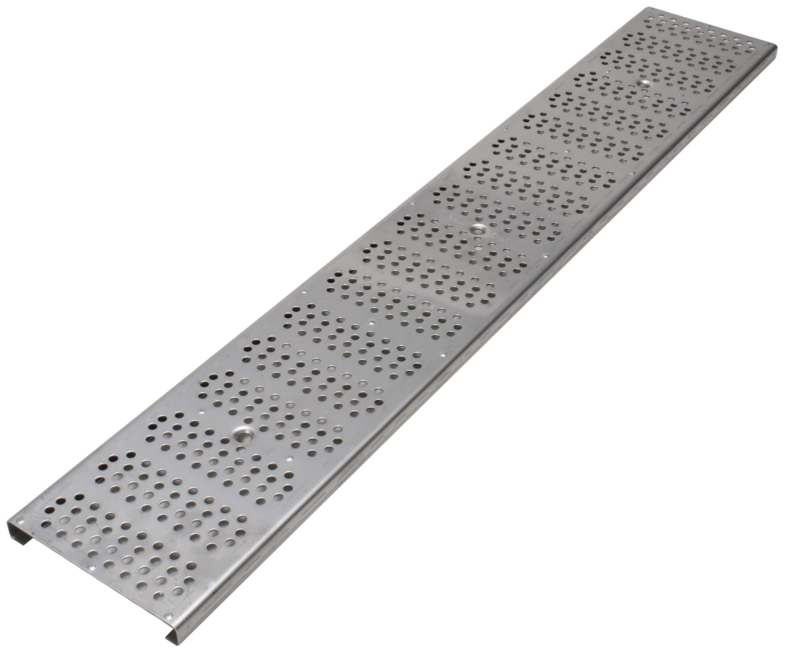 SIOUX CHIEF Sioux Chief 865-GSD FastTrack Grate 304 Stainless Steel Dot Pattern with Screws (36 in)