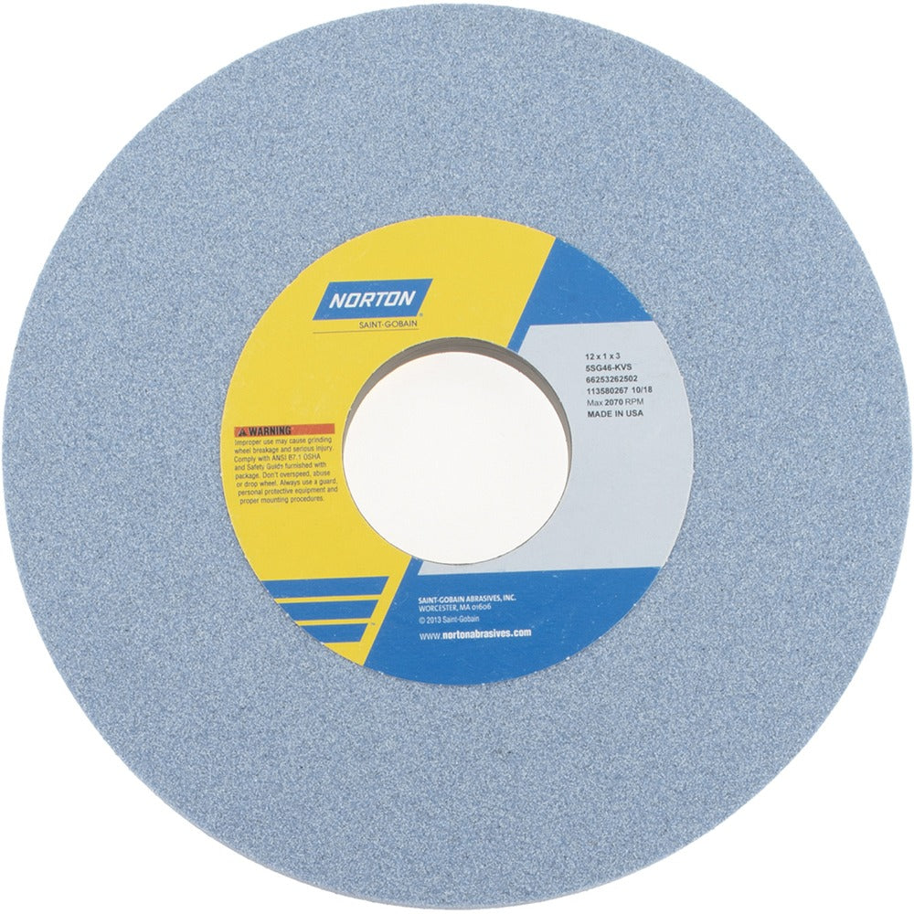 NORTON Norton 66253262502 Surface Grinding Wheel 46 Grit 12 in
