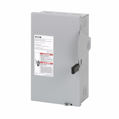 EATON DG221UGB DG Series Non-Fusible General Duty Safety Switch, 240 VAC, 30 A, 3 hp, DPST Contact, 2 Poles