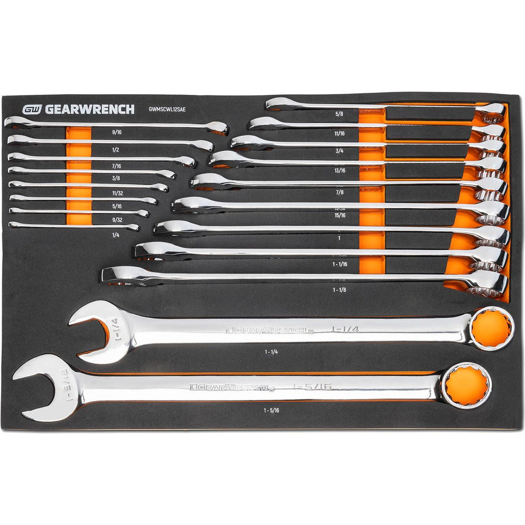 GEARWRENCH Gearwrench GWMSCWL12SAE 19-piece Sae Wrench Set