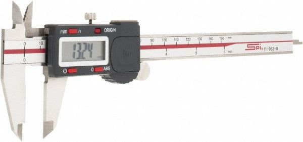 SPIROTHERM Spi 11-962-8 Electronic Caliper 0-6 in Usb IP54