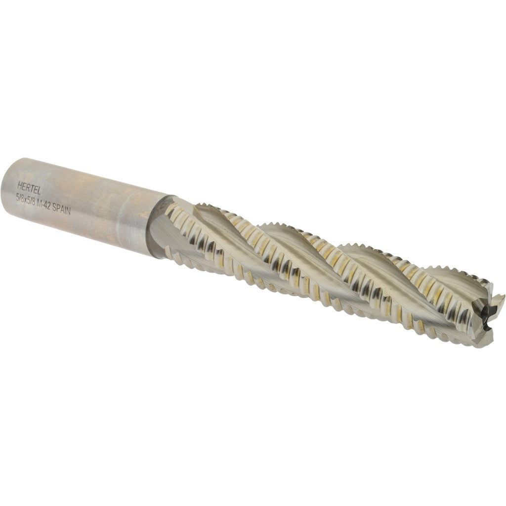 HERTEL Hertel 91192450 Roughing End Mill 5/8 in 4 Flute Cobalt