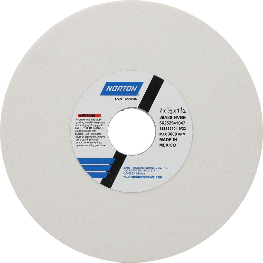 NORTON Norton 66252941047 Surface Grinding Wheel 80 Grit 7 in