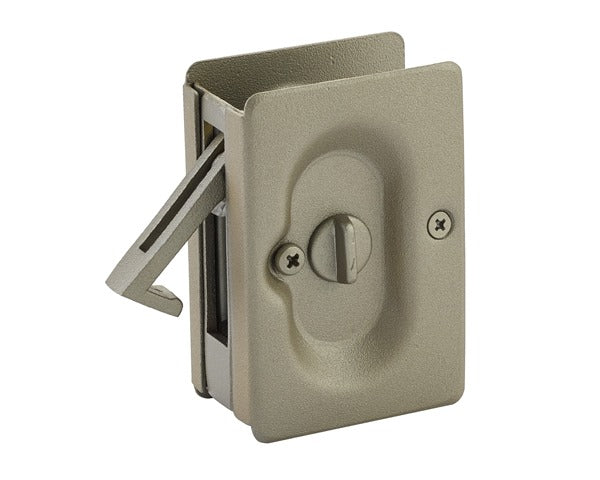 EMTEK Emtek 2102TWB Privacy Pocket Door Lock Tumbled White Bronze