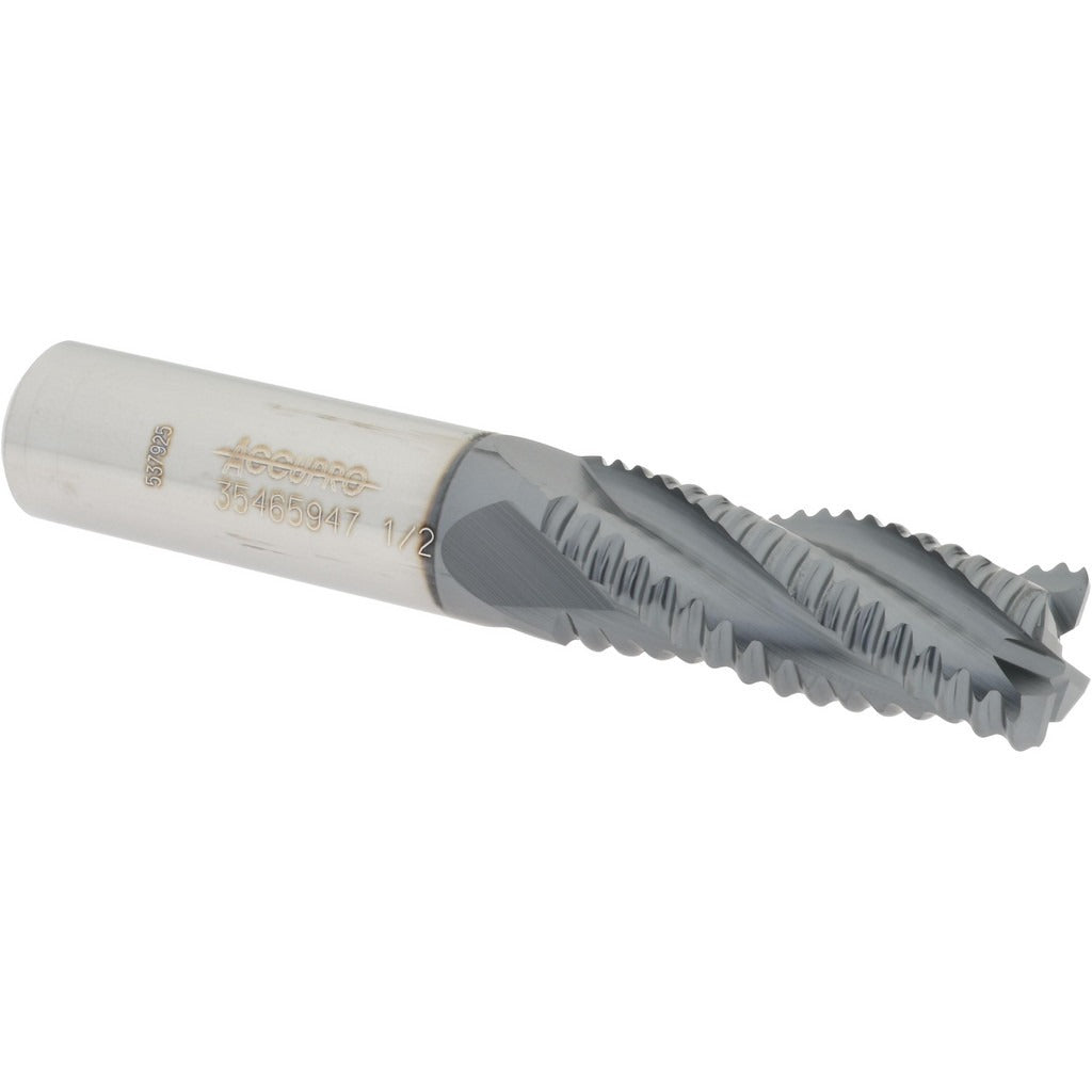ACCUPRO Accupro 12179537 Square End Mill 1/2 in 4 Flute Solid Carbide