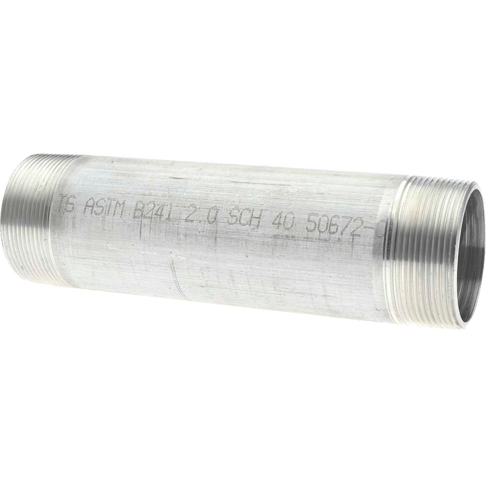 MERIT BRASS Merit Brass 8032-800 Aluminum Pipe Nipple 2x8 Sch 40