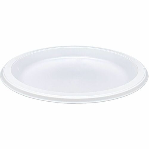 GENUINE JOE Genuine Joe GJO10329 Round Plastic Plates 9 in 125 Pack