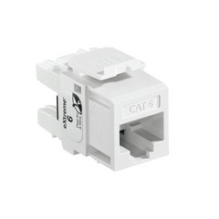 Leviton 61110-RW6 eXtreme Cat6 QuickPort Jack, White