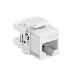 Leviton 61110-RW6 eXtreme CAT6 QuickPort Jack, White