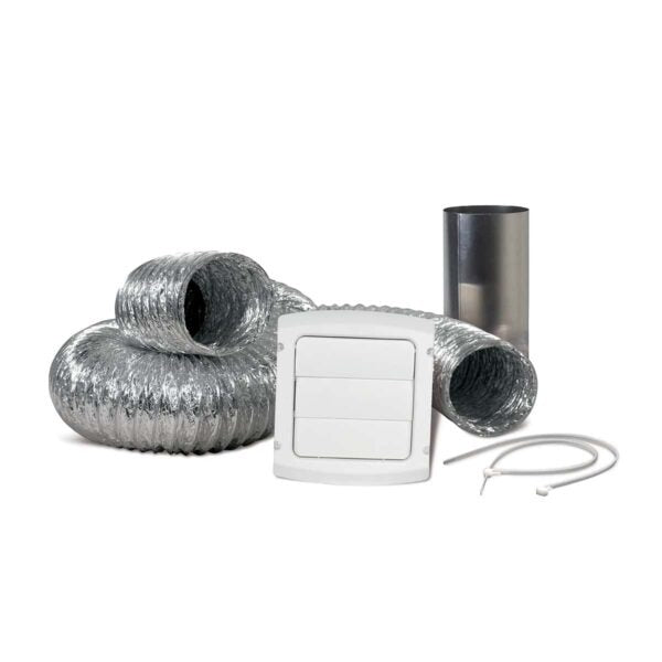DUNDAS JAFINE Dundas Jafine TD48PVKZW6 ProVent Dryer Vent Kit 4 Inch (1 Pack) TD48PVK2