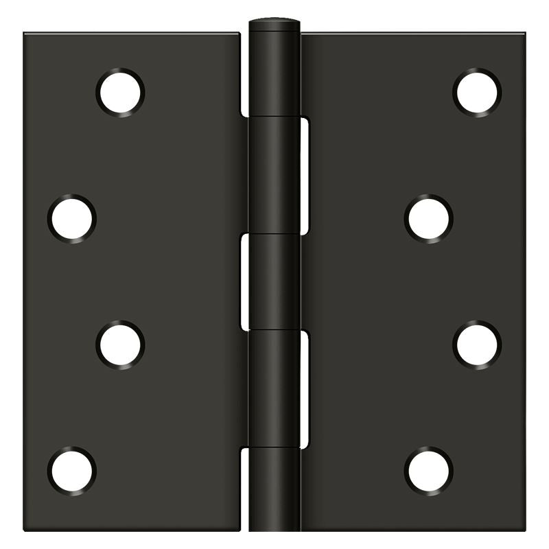 DELTANA Deltana S44U10B-R Square Hinge 4x4 Oil Rubbed Bronze