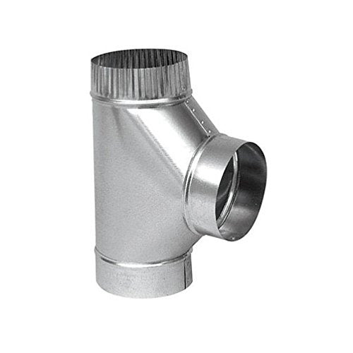 IMPERIAL Imperial GV0892 Galvanized Steel Furnace Pipe Tee 6 in x 6 in x 6 in (Pack of 2)