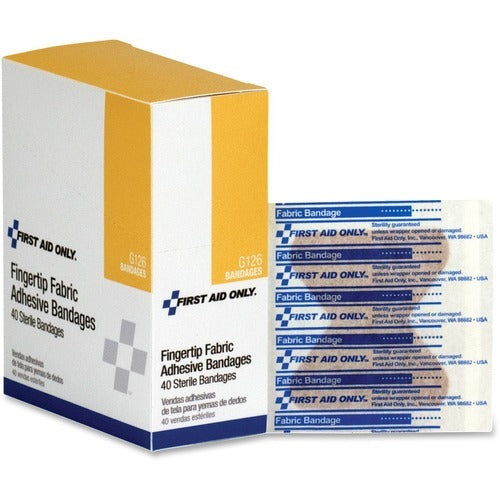 FIRST AID ONLY First Aid Only FAOG126 Fabric Fingertip Bandages 40-count