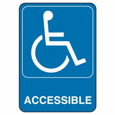 HILLMAN Hillman Fasteners 841780 Handicapped Sign 5x7 in