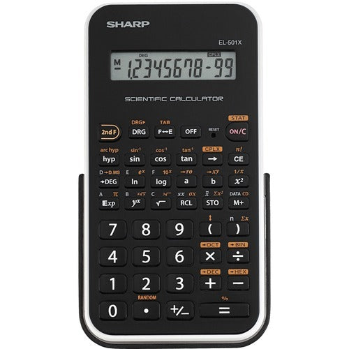SHARP Sharp SHREL501X2BWH Scientific Calculator 131 Functions