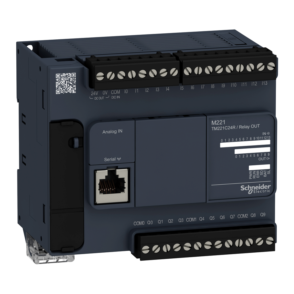 Schneider Electric TM221C24R logic controller Modicon 24 IO relay