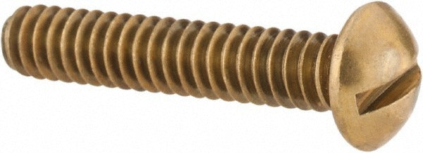 VALUE COLLECTION Value Collection R52000325 10-24x1 Round Slotted Brass Screw