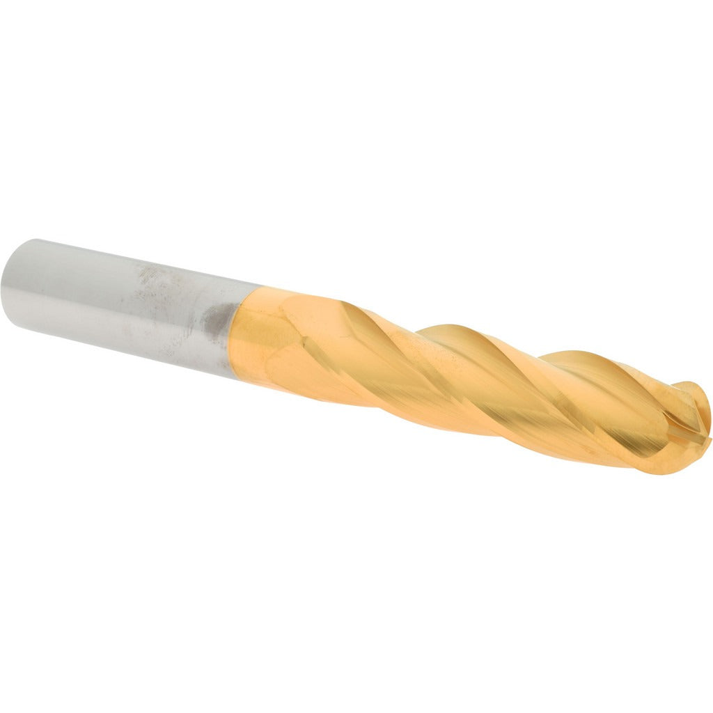 HERTEL Hertel E6062048 Ball End Mill 0.75 in 4 Flute Carbide Tin