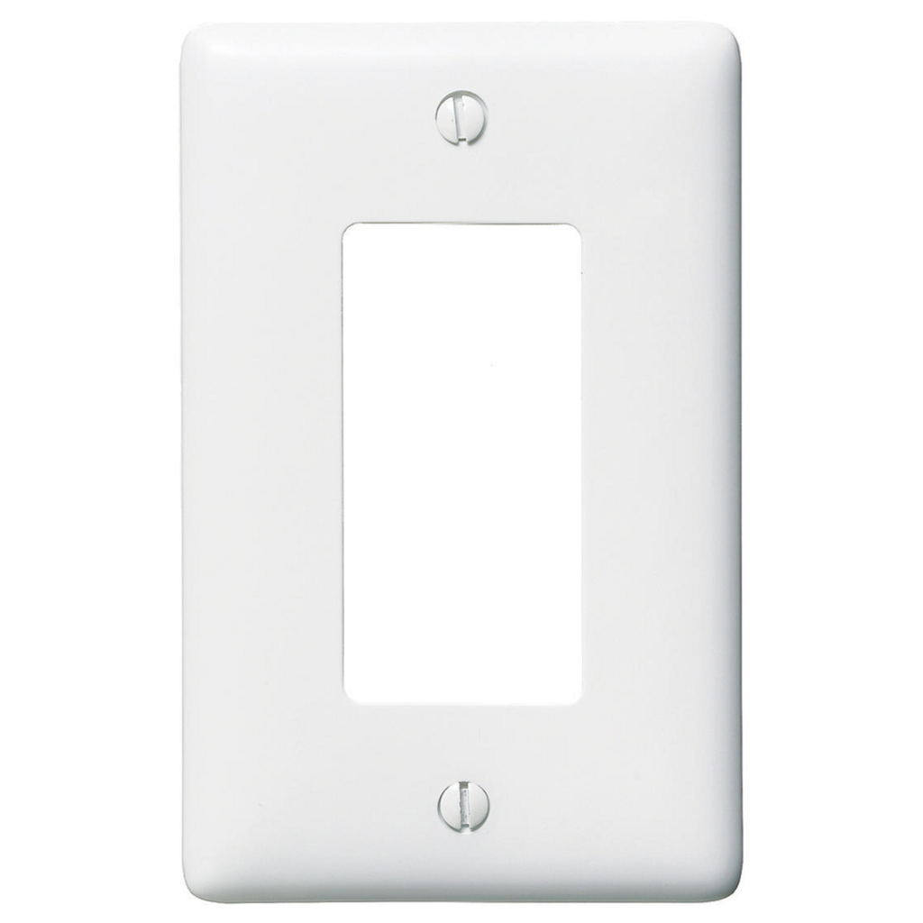 Hubbell NP26W 1-Gang 1-Device GFCI, Surge Receptacle & Decorator Device Wallplate