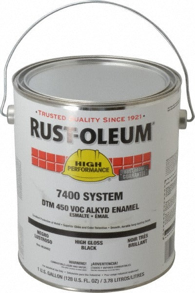 RUST-OLEUM Rust-oleum 634402 Industrial Enamel Paint High-gloss Black