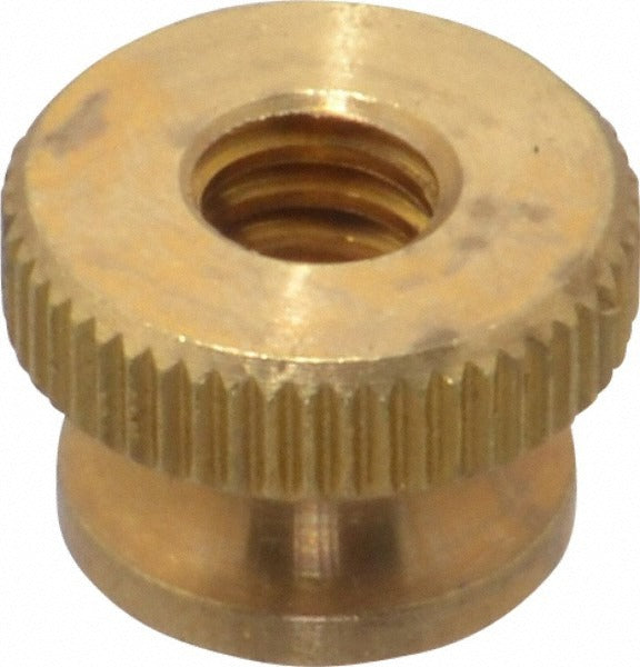 ELECTRO HARDWARE Electro Hardware THN5007M01F16 Brass Knurled Thumb Nut 1/4-20