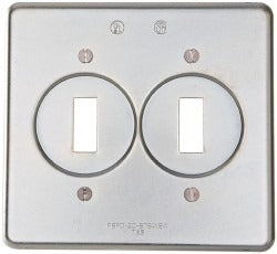 THOMAS & BETTS Thomas Betts S322-TB Device Electrical Box Cover Steel