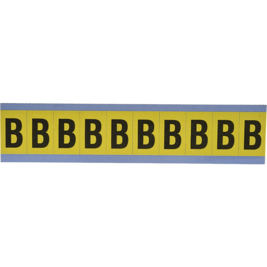 STRANCO Stranco SB4-B Letter Label B Vinyl Removable