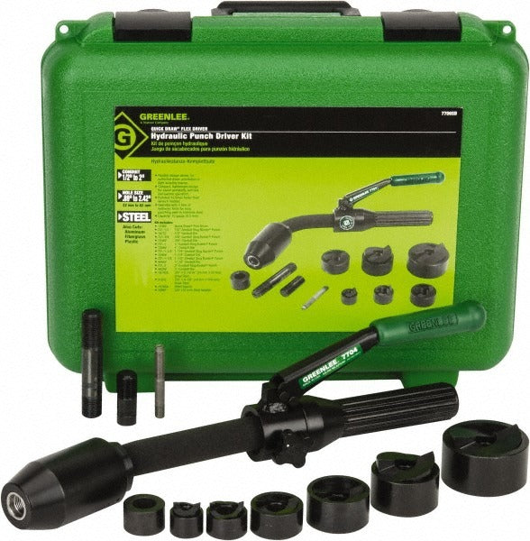 GREENLEE Greenlee 7706SB Hydraulic Punch Driver Kit 11 Piece
