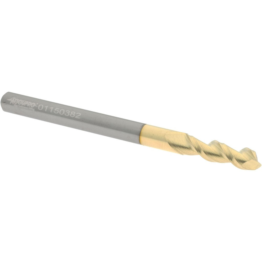 ACCUPRO Accupro 312979 Square End Mill 3/16 in 2 Flute Carbide Zrn