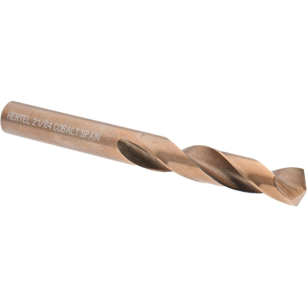 HERTEL Hertel 42201 21/64 Inch Cobalt Screw Machine Drill Bit