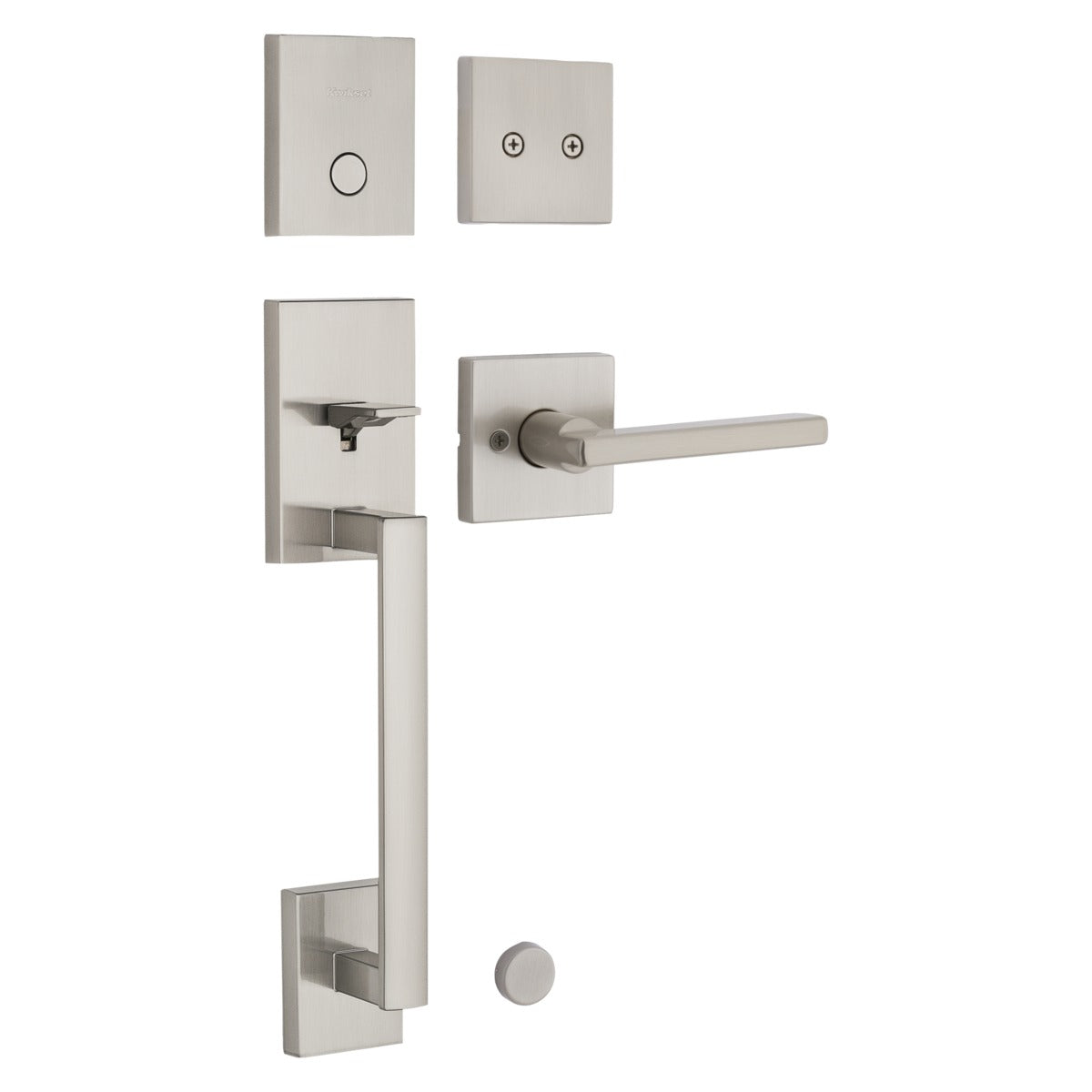 KWIKSET Kwikset CP819SCEHFLSQT-15 Dummy Handleset Satin Nickel