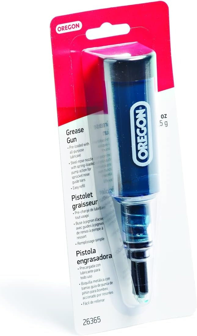 OREGON Oregon 26365 Grease Gun for Chainsaws Pre-Loaded All-Purpose Lubricant (Each) 26365